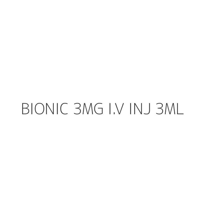 BIONIC 3MG I.V INJ 3ML