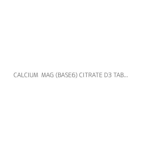 CALCIUM  MAG (BASE6) CITRATE D3 TAB 90S