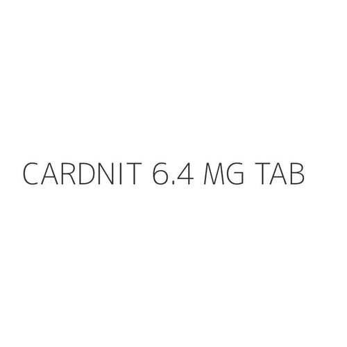 CARDNIT 6.4 MG TAB