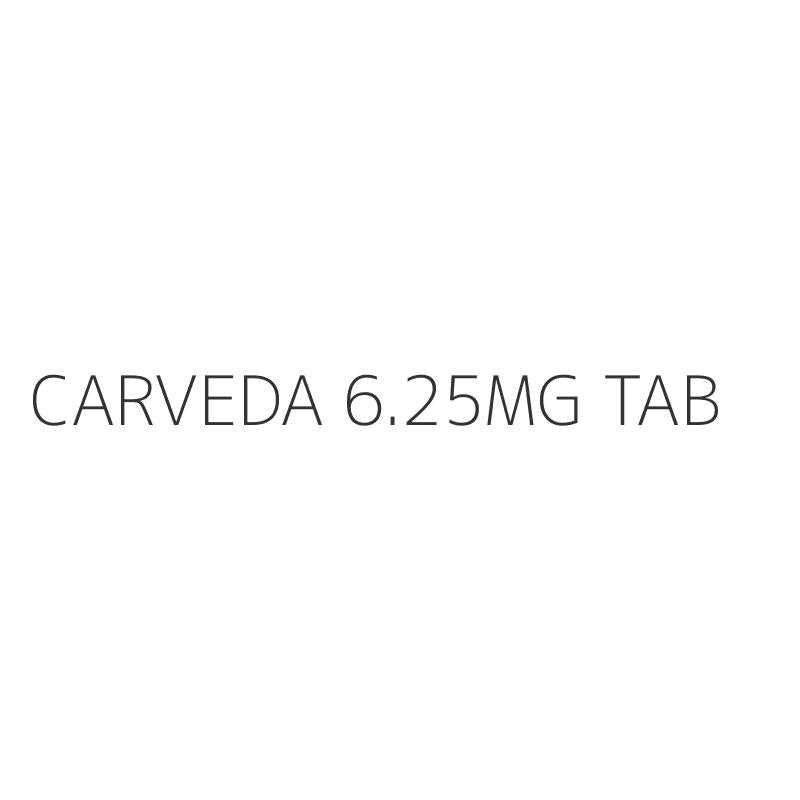 CARVEDA 6.25MG TAB