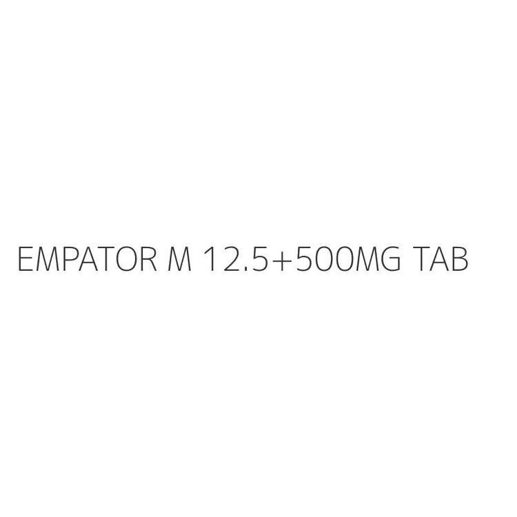EMPATOR M 12.5+500MG TAB