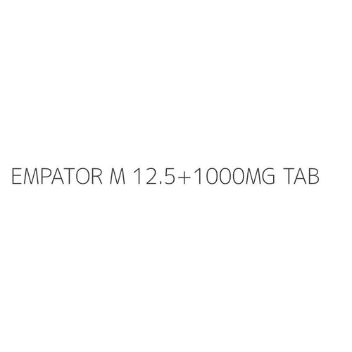 EMPATOR M 12.5+1000MG TAB