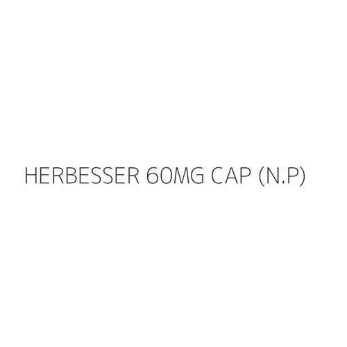 HERBESSER 60MG CAP (N.P)