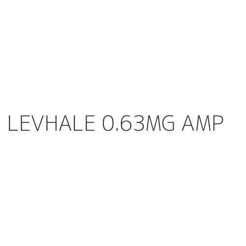 LEVHALE 0.63MG AMP