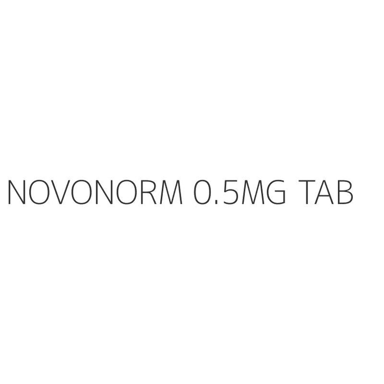 NOVONORM 0.5MG TAB
