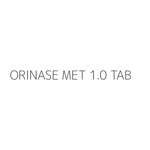 ORINASE MET 1.0 TAB