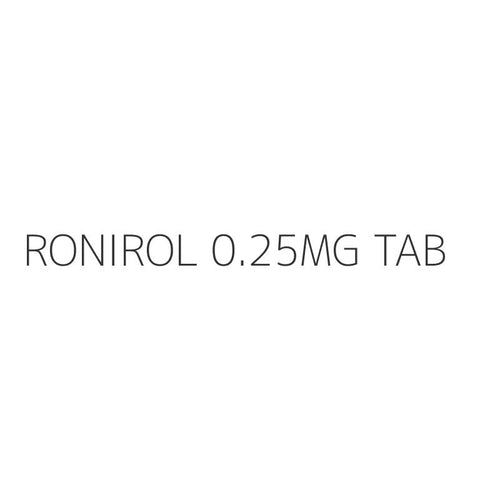 RONIROL 0.25MG TAB