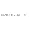 XANAX 0.25MG TAB