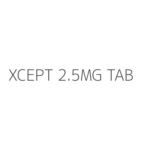 XCEPT 2.5MG TAB