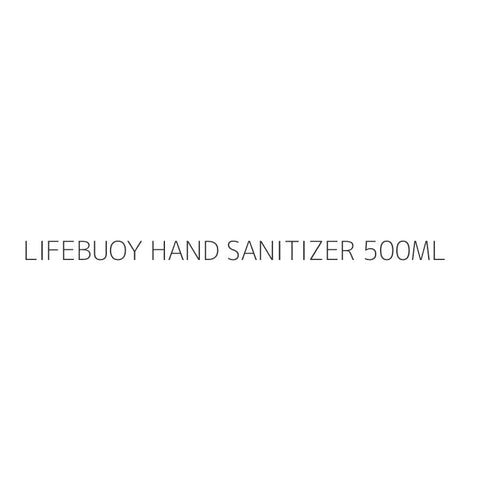 LIFEBUOY HAND SANITIZER 500ML