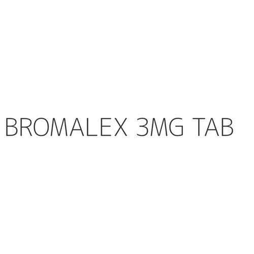 BROMALEX 3MG TAB