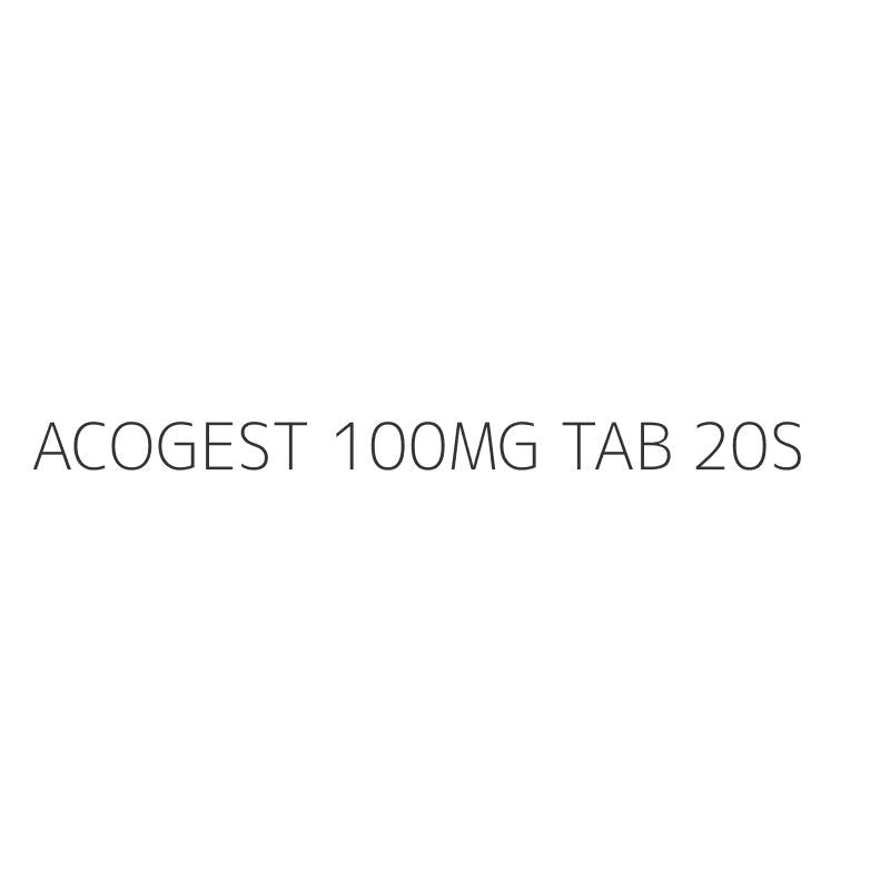 ACOGEST 100MG TAB 20S