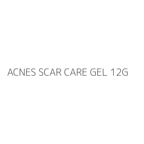ACNES SCAR CARE GEL 12G