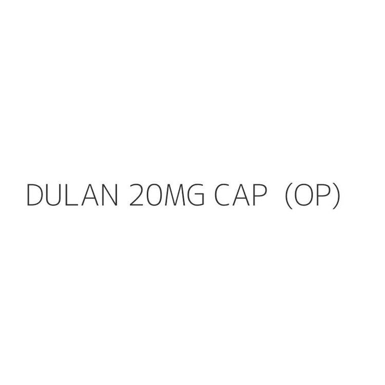 DULAN 20MG CAP  (OP)