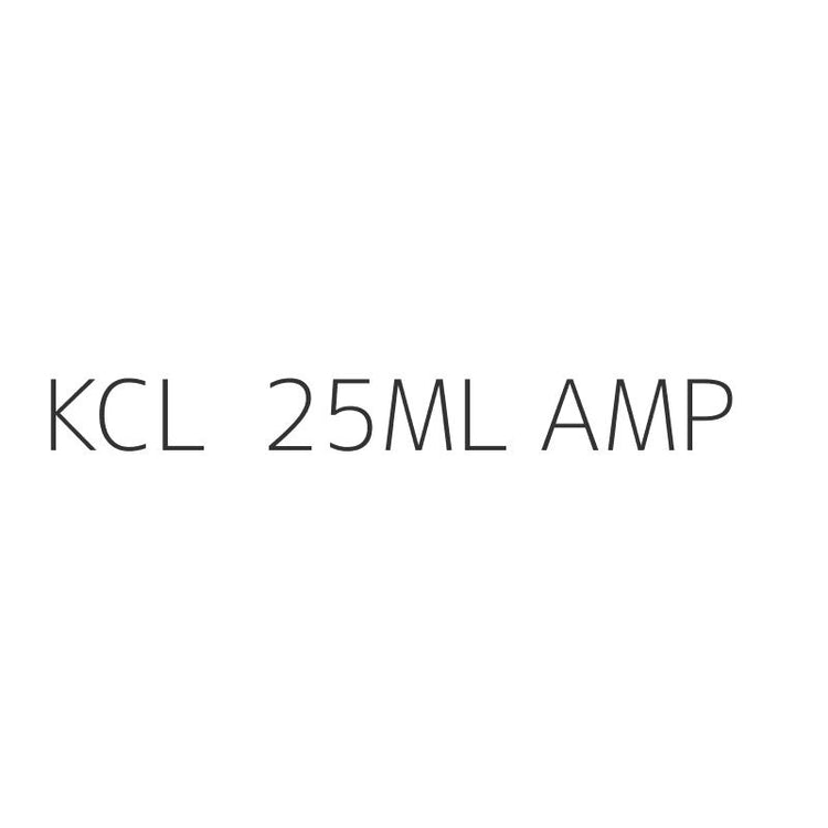 KCL  25ML AMP