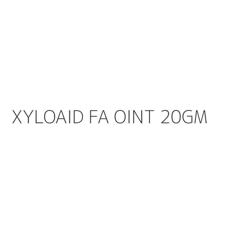 XYLOAID FA OINT 20GM