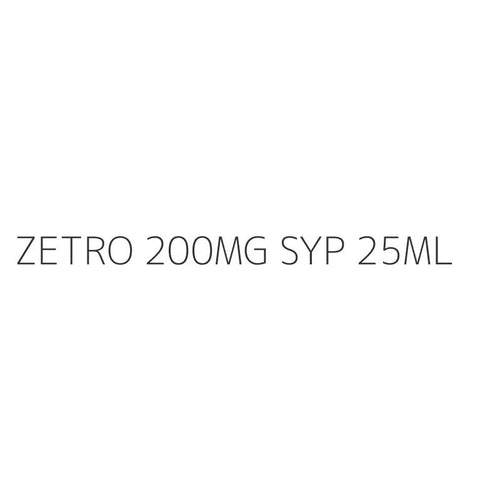 ZETRO 200MG SYP 25ML