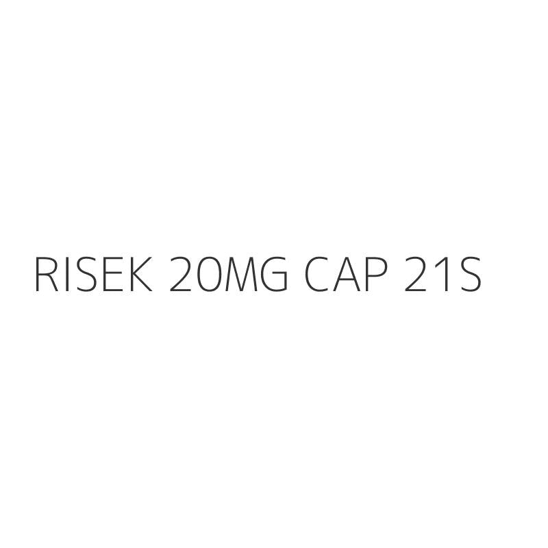 RISEK 20MG CAP 21S