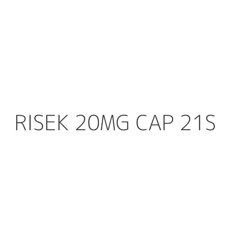 RISEK 20MG CAP 21S