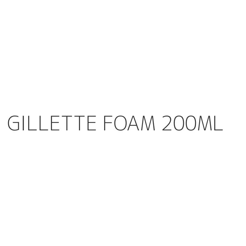 GILLETTE FOAM 200ML