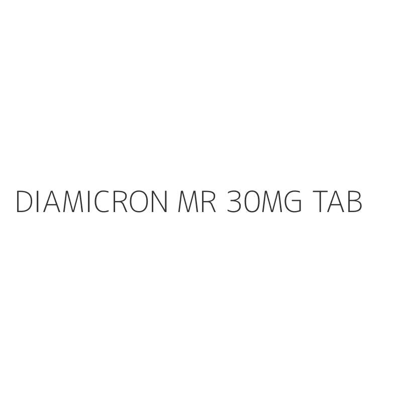 DIAMICRON MR 30MG TAB