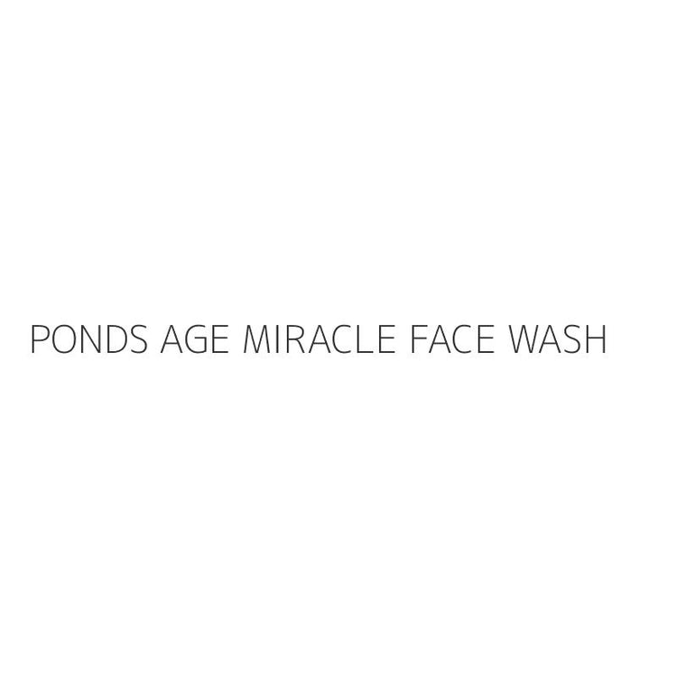 PONDS AGE MIRACLE FACE WASH