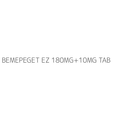 BEMEPEGET EZ 180MG+10MG TAB
