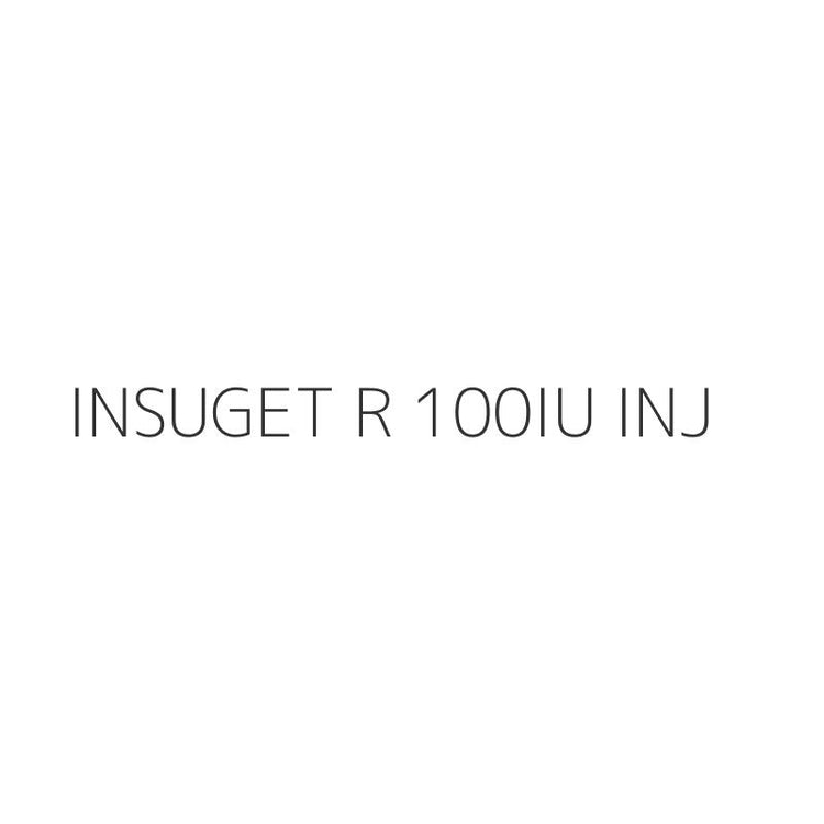 INSUGET R 100IU INJ