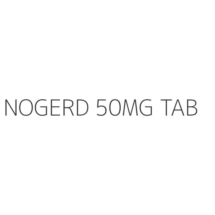 NOGERD 50MG TAB