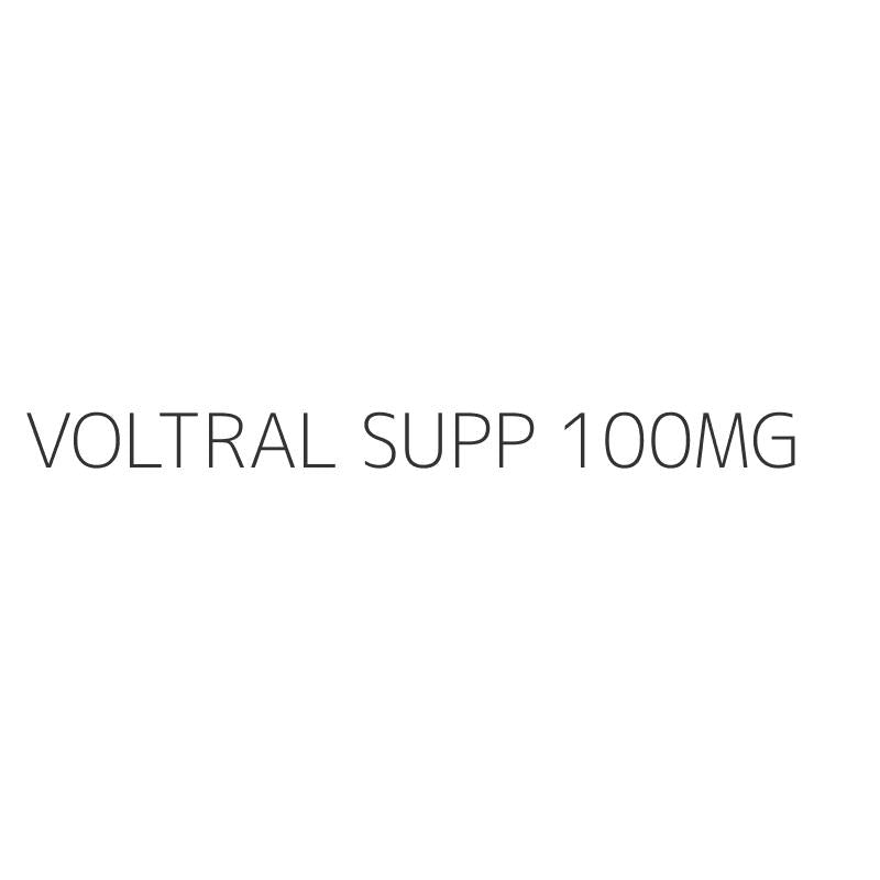 VOLTRAL SUPP 100MG