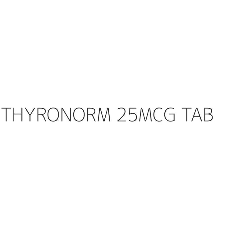 THYRONORM 25MCG TAB