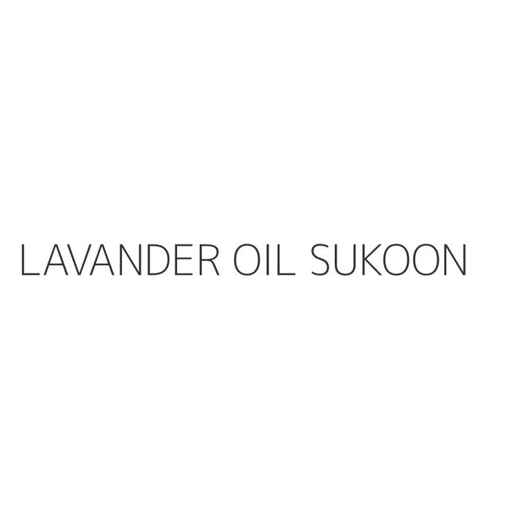 LAVANDER OIL SUKOON