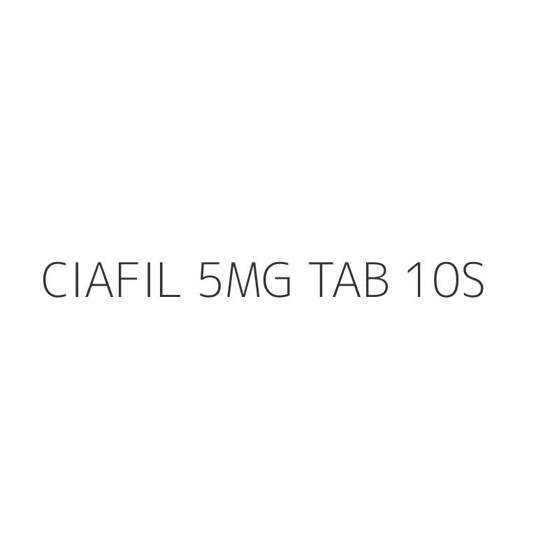 CIAFIL 5MG TAB 10S