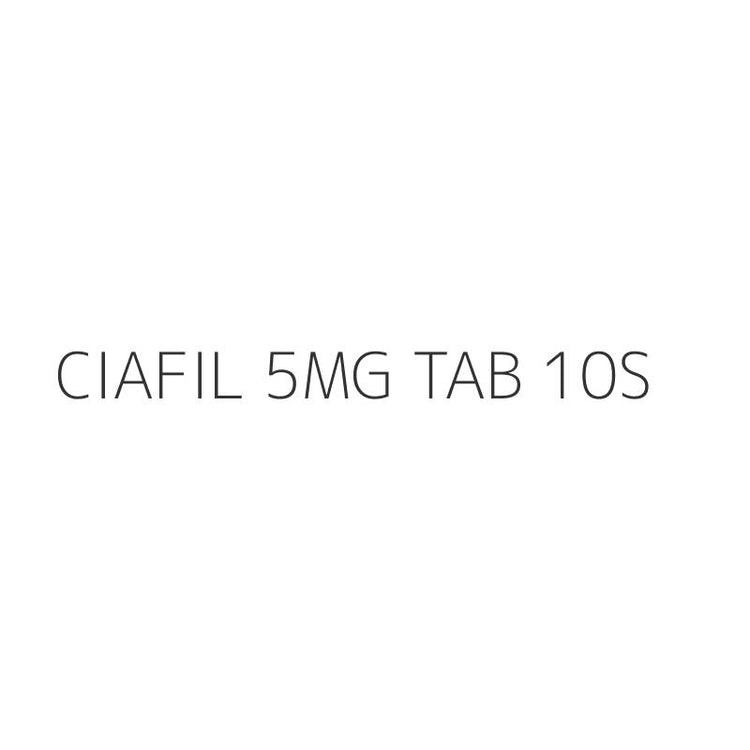 CIAFIL 5MG TAB 10S