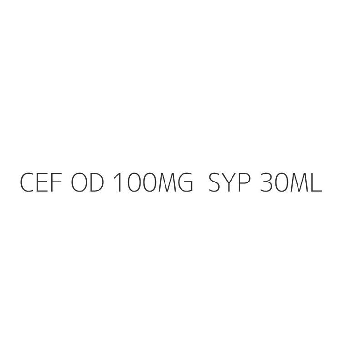 CEF OD 100MG  SYP 30ML