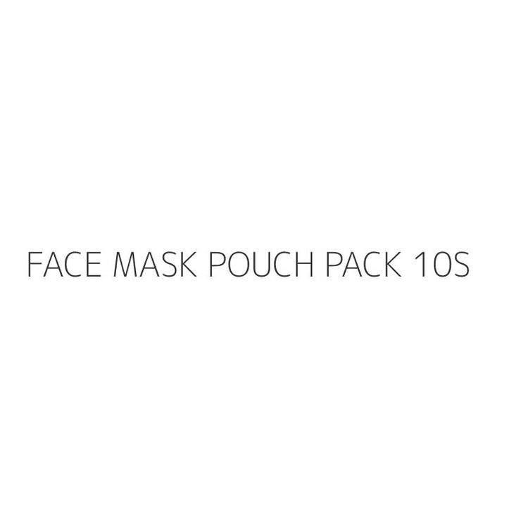 FACE MASK POUCH PACK 10S