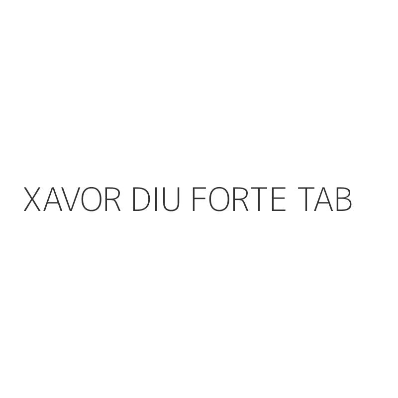 XAVOR DIU FORTE TAB