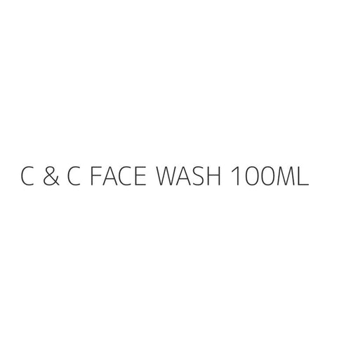 C & C FACE WASH 100ML