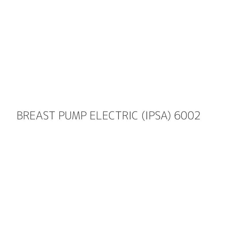 BREAST PUMP ELECTRIC (IPSA) 6002