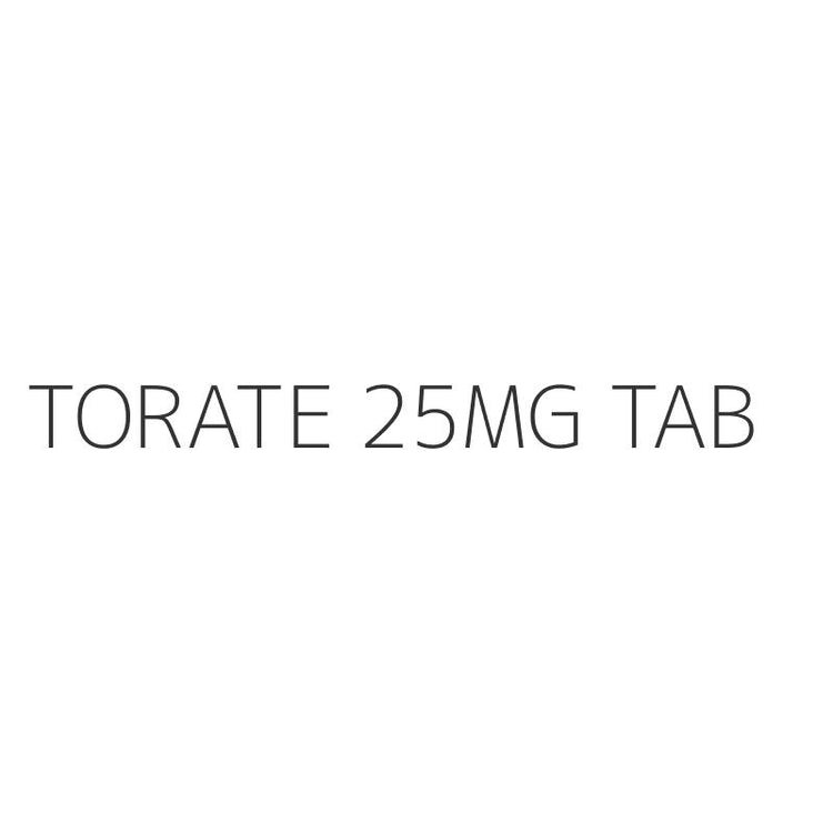 TORATE 25MG TAB