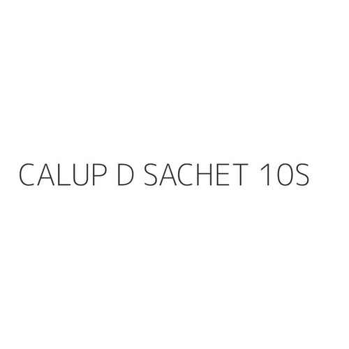 CALUP D SACHET 10S