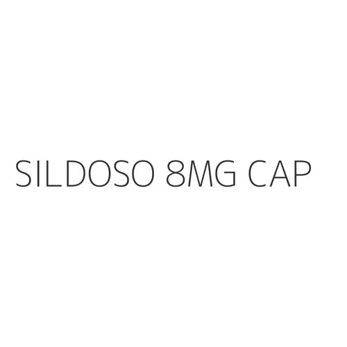 SILDOSO 8MG CAP
