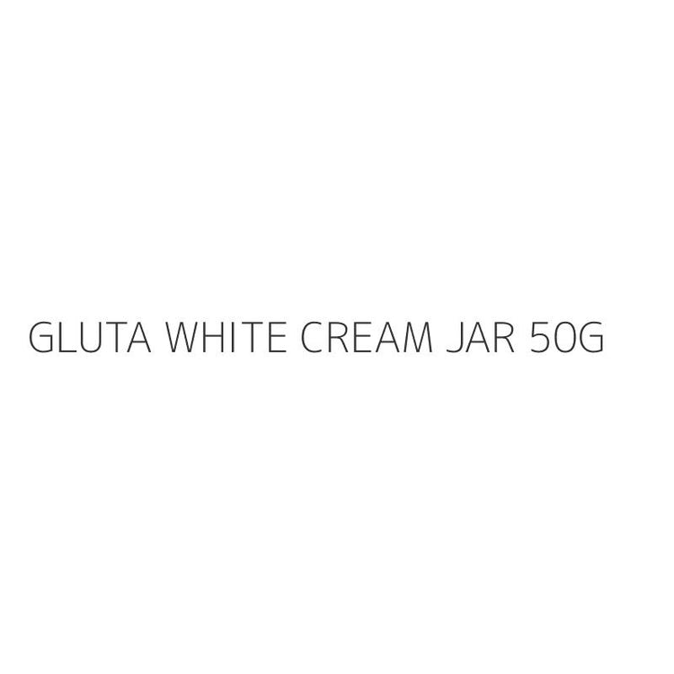 GLUTA WHITE CREAM JAR 50G