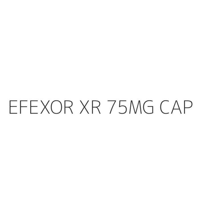 EFEXOR XR 75MG CAP