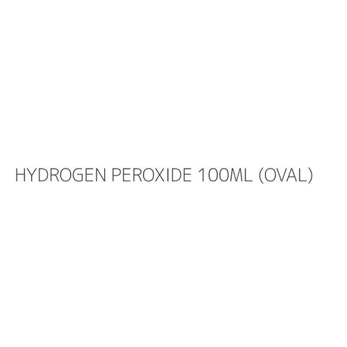 HYDROGEN PEROXIDE 100ML (OVAL)