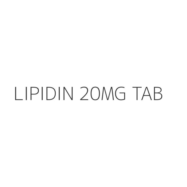 LIPIDIN 20MG TAB