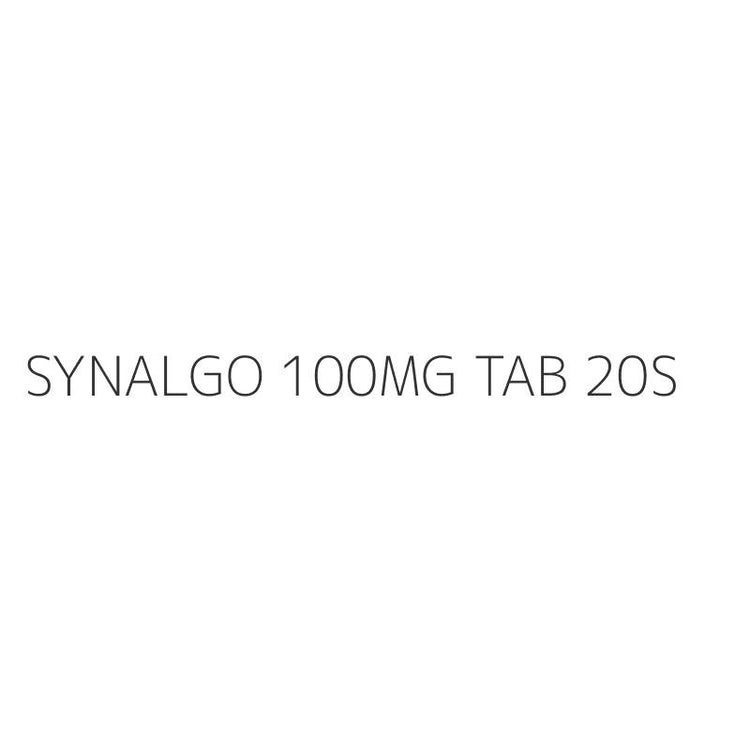 SYNALGO 100MG TAB 20S