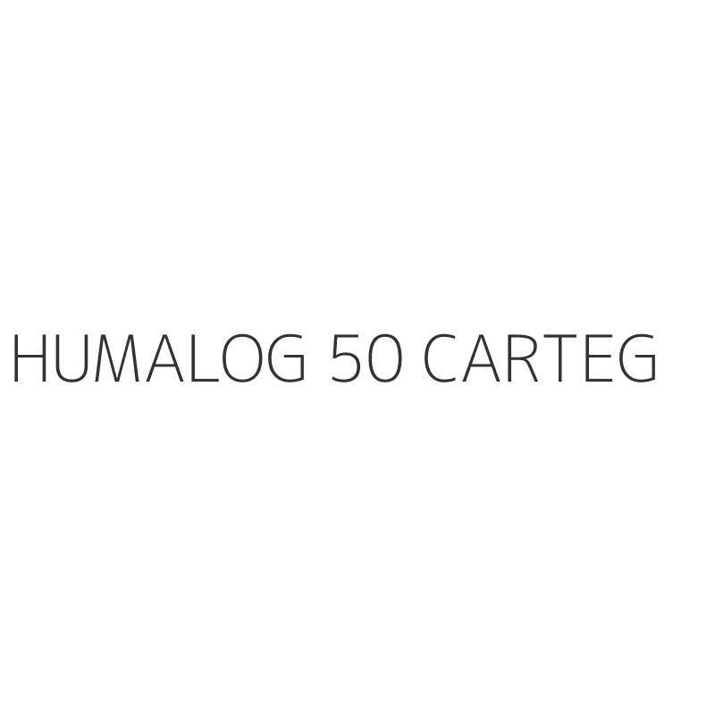 HUMALOG 50 CARTEG