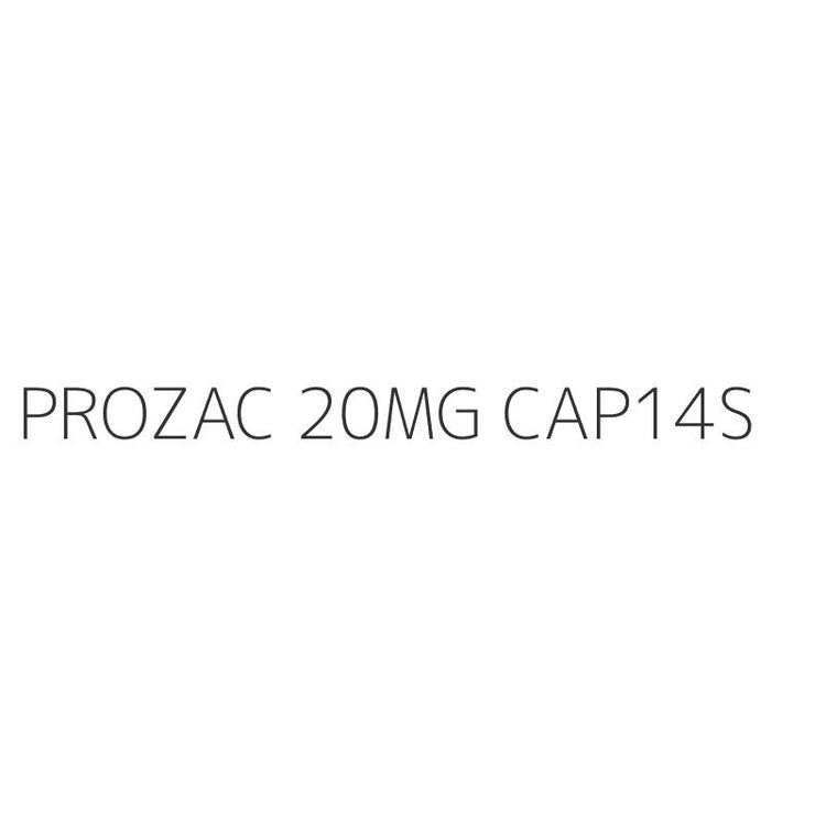 PROZAC 20MG CAP14S