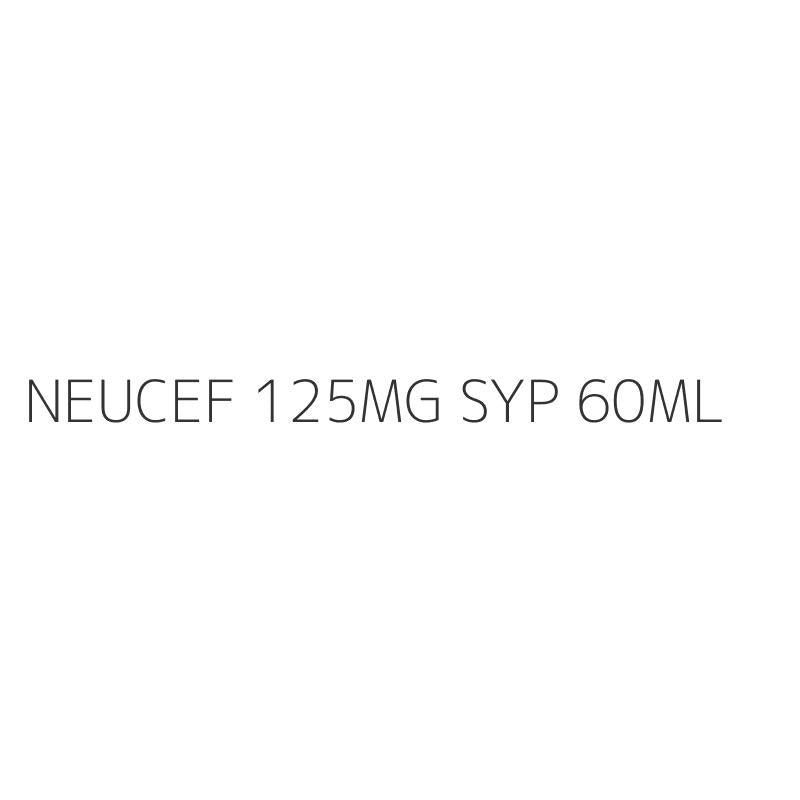 NEUCEF 125MG SYP 60ML